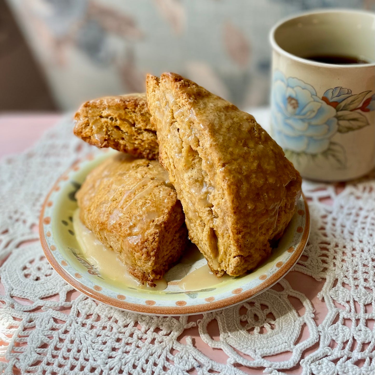 Sourdough Pumpkin Spice Scones I CAN EAT!