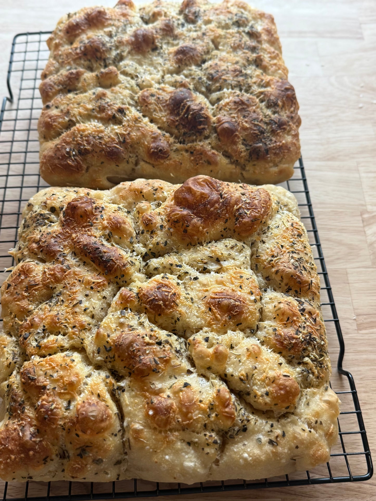 Sourdough Italian Herb & Parmesan Focaccia