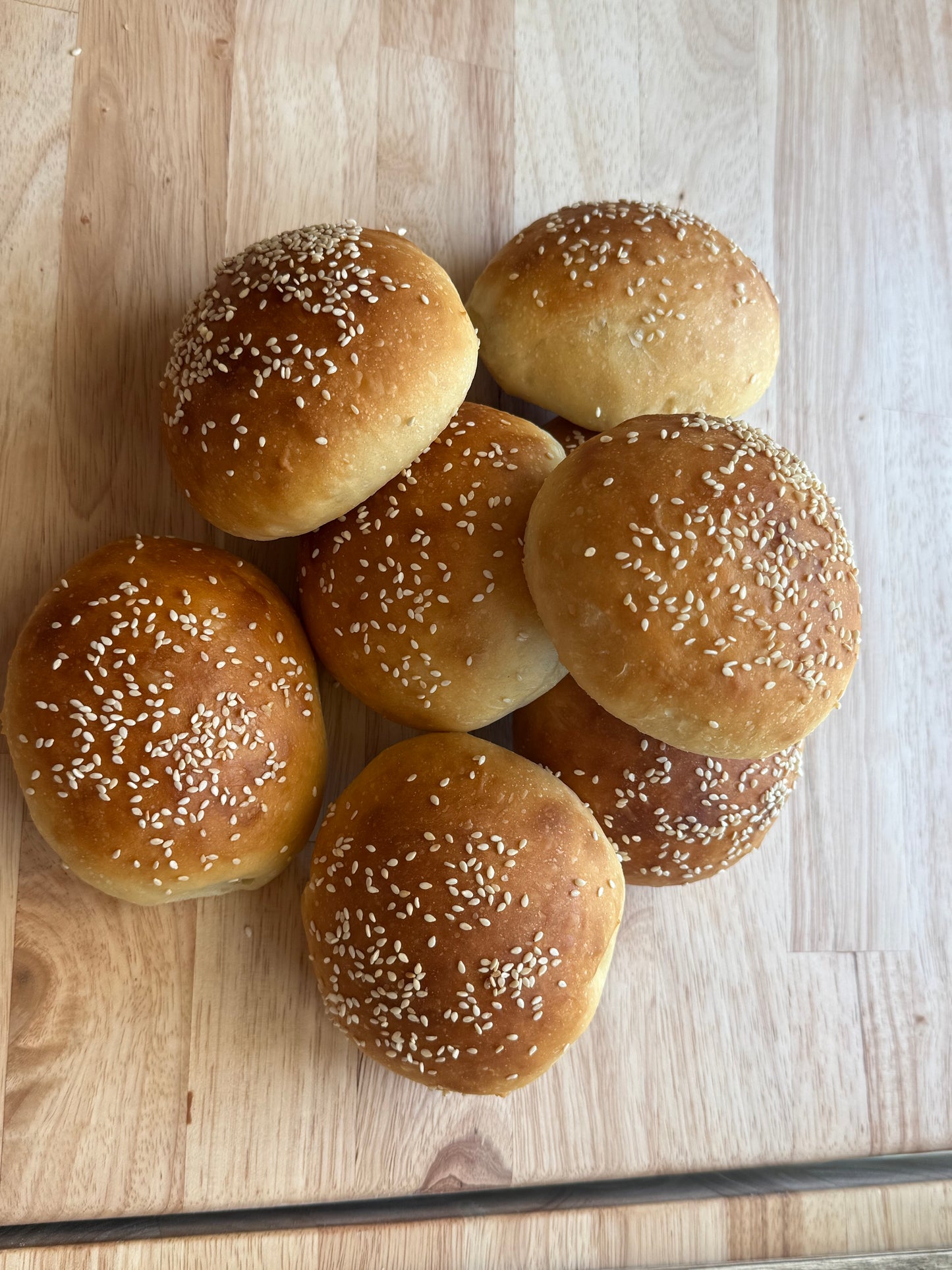 Sourdough Hamburger Buns