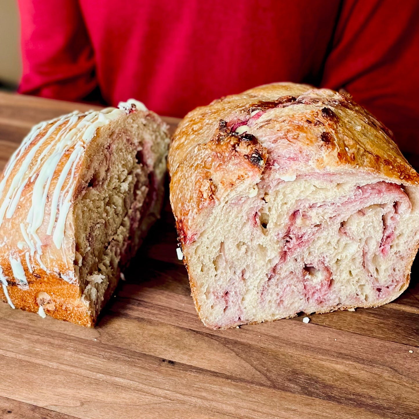 Sourdough White Raspberry Loaf