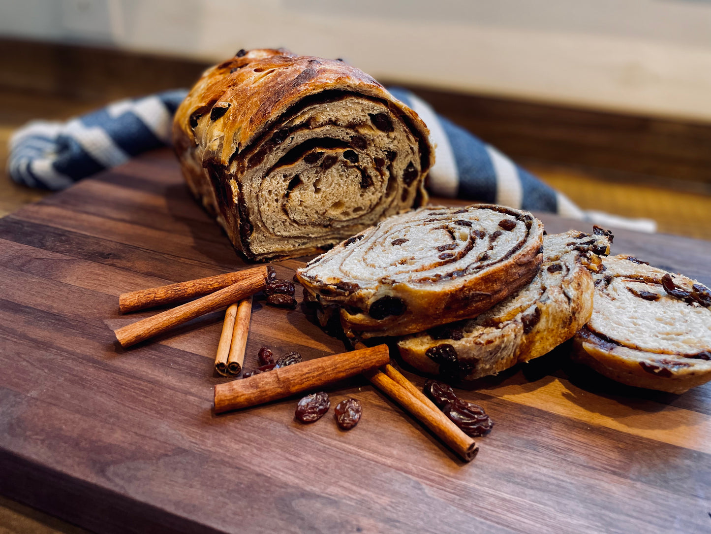 Sourdough Cinnamon Raisin Loaf