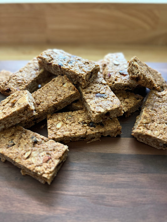 Salty Snack Bars. Cranberry Almond