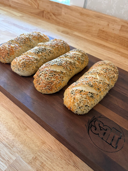 Sourdough Italian Herb & Parmesan Hoagie Roll