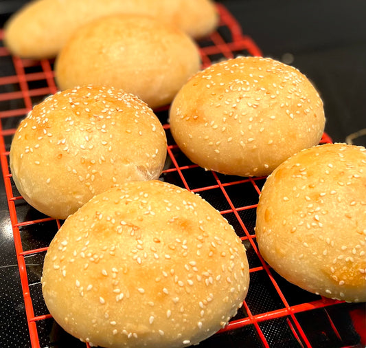Sourdough Hamburger Buns