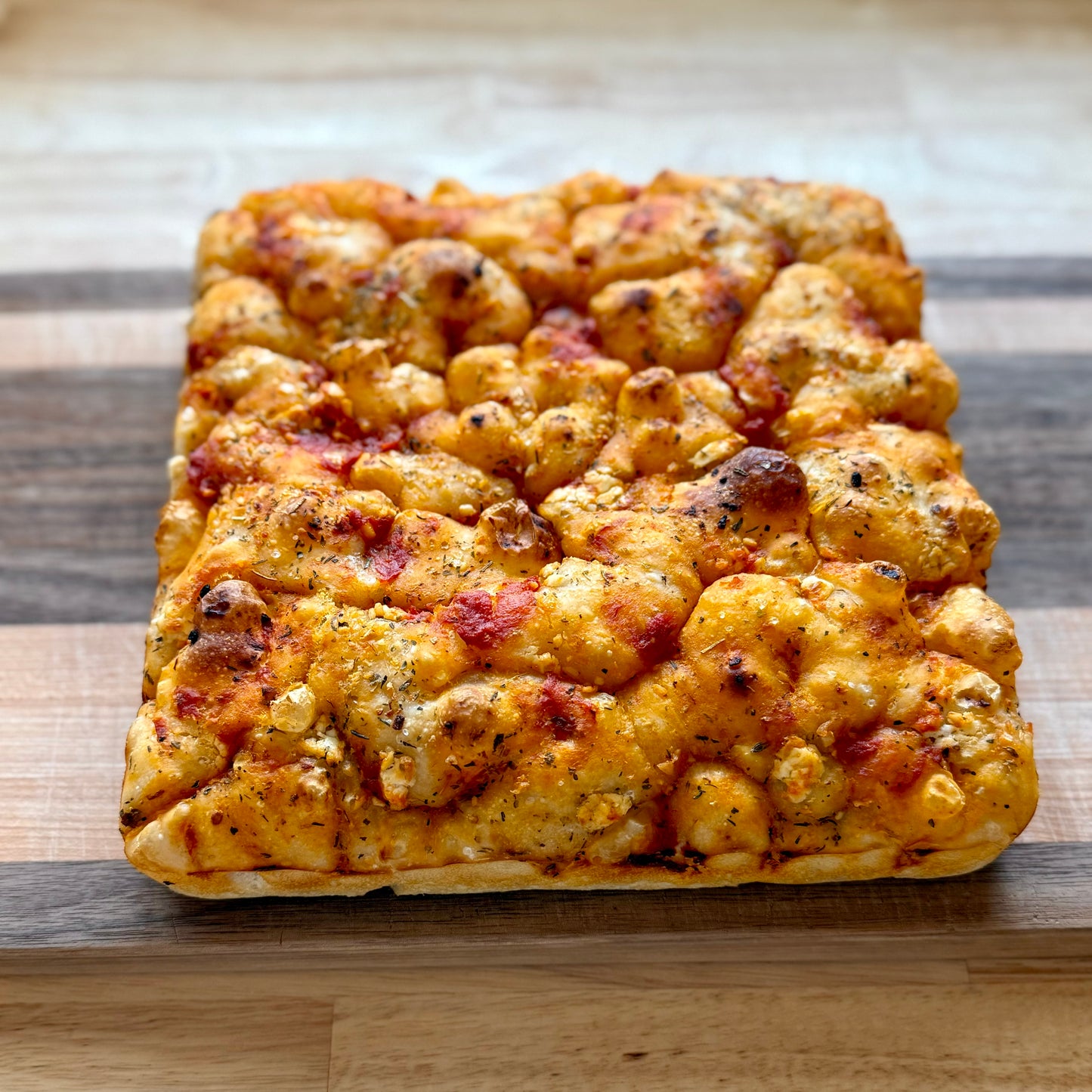 Sourdough Italian Goat Cheese Focaccia