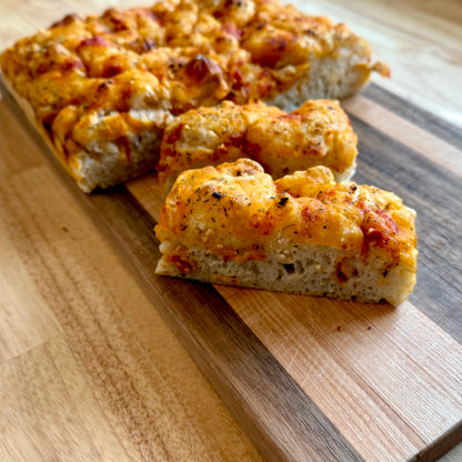 Sourdough Italian Goat Cheese Focaccia